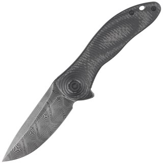 Nóż składany Civivi Synergy3 Black G10 / Twill Carbon Fiber, Black Damascus by Jim O'Young (C20075D-DS1) Civivi by WE Knife