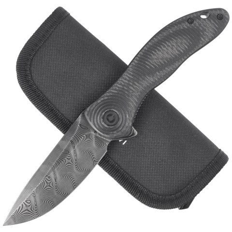 Nóż składany Civivi Synergy3 Black G10 / Twill Carbon Fiber, Black Damascus by Jim O'Young (C20075D-DS1) Civivi by WE Knife