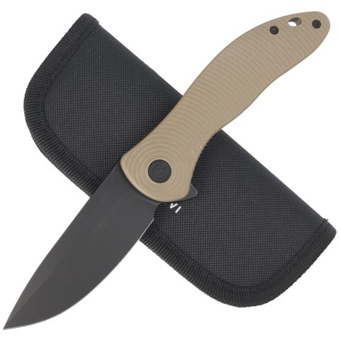 Nóż składany Civivi Synergy3 Tan G10, Black Stonewashed Nitro-V by Jim O'Young (C20075D-2) Civivi by WE Knife
