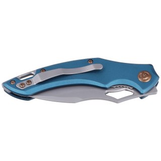 Nóż składany FoxEdge Sparrow Blue Anodized Aluminium, Sand Blasted by Denis Simonutti (FE-030) FOX