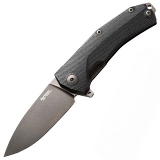 Nóż składany LionSteel KUR Black G10, Black Stonewashed Sleipner by Molletta (KUR BBK) LionSteel