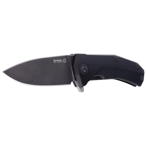 Nóż składany LionSteel KUR Black G10, Black Stonewashed Sleipner by Molletta (KUR BBK) LionSteel