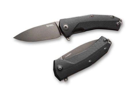 Nóż składany LionSteel KUR Black G10, Black Stonewashed Sleipner by Molletta (KUR BBK) LionSteel