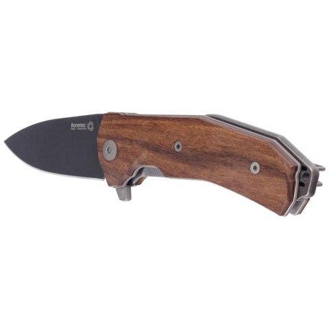 Nóż składany LionSteel KUR Santos Wood, Black Stonewashed Sleipner by Molletta (KUR BST) LionSteel