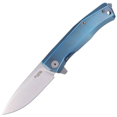Nóż składany LionSteel Myto Blue Titanium, Satin M390 by Molletta (MT01 BL) LionSteel