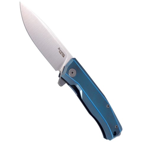 Nóż składany LionSteel Myto Blue Titanium, Satin M390 by Molletta (MT01 BL) LionSteel