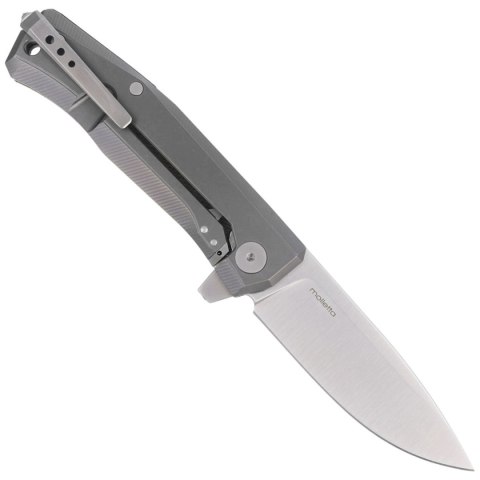 Nóż składany LionSteel Myto, Green Canvas Micarta, Satin M390 by Michele Pensato (MT01 CVG) LionSteel