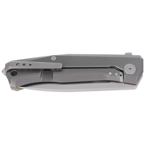 Nóż składany LionSteel Myto, Green Canvas Micarta, Satin M390 by Michele Pensato (MT01 CVG) LionSteel