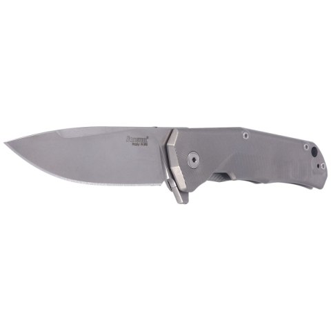 Nóż składany LionSteel T.R.E. Grey Titanium/Blue Ti, Stonewashed M390 by Molletta (TRE BL) LionSteel
