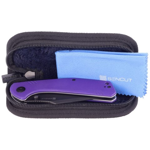 Nóż składany Sencut Actium Purple G10, Black Stonewashed D2 (SA02D) Sencut by We Knife
