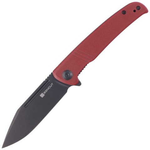 Nóż składany Sencut Brazoria Burgundy G10, Black Stonewashed D2 (SA12C) Sencut by We Knife