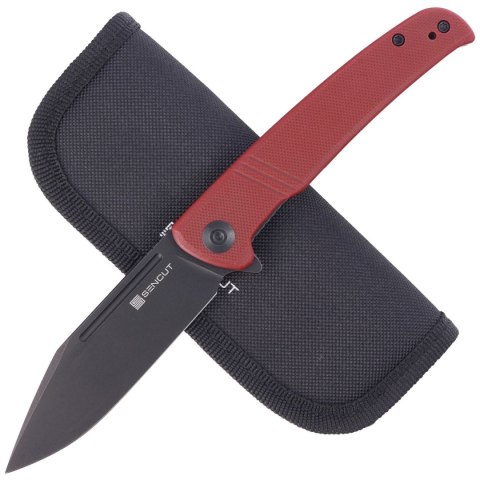Nóż składany Sencut Brazoria Burgundy G10, Black Stonewashed D2 (SA12C) Sencut by We Knife