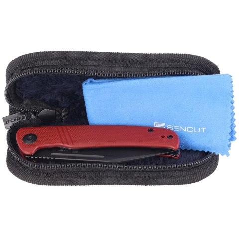 Nóż składany Sencut Brazoria Burgundy G10, Black Stonewashed D2 (SA12C) Sencut by We Knife