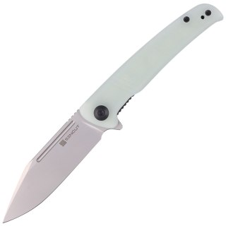 Nóż składany Sencut Brazoria Natural G10, Silver Bead Blasted D2 (SA12B) Sencut by We Knife