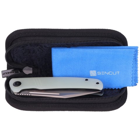 Nóż składany Sencut Brazoria Natural G10, Silver Bead Blasted D2 (SA12B) Sencut by We Knife