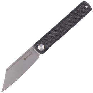 Nóż składany Sencut Bronte Black Micarta, Gray Stonewashed 9Cr18MoV (SA08A) Sencut by We Knife