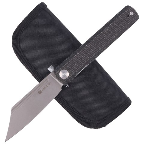 Nóż składany Sencut Bronte Black Micarta, Gray Stonewashed 9Cr18MoV (SA08A) Sencut by We Knife