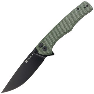 Nóż składany Sencut Crowley Green Micarta, Black Stonewashed D2 (S21012-3) Sencut by We Knife