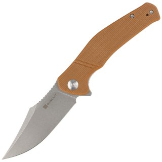 Nóż składany Sencut Episode Brown Micarta, Stonewashed 9Cr18MoV (SA04D) Sencut by We Knife