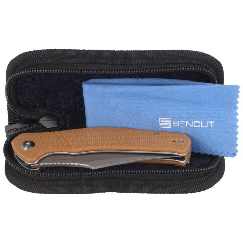 Nóż składany Sencut Episode Brown Micarta, Stonewashed 9Cr18MoV (SA04D) Sencut by We Knife