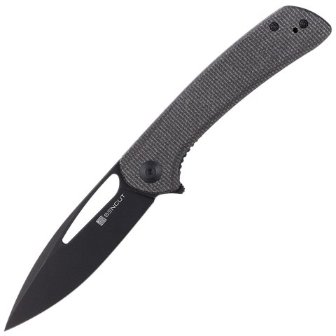 Nóż składany Sencut Honoris Dark Green Micarta, Black Stonewashed 9Cr18MoV (SA07B) Sencut by We Knife