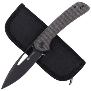 Nóż składany Sencut Honoris Dark Green Micarta, Black Stonewashed 9Cr18MoV (SA07B) Sencut by We Knife