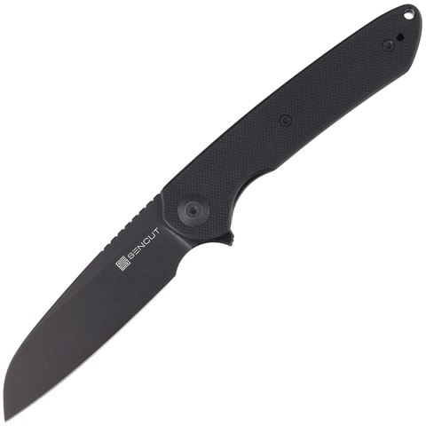 Nóż składany Sencut Kyril Black G10, Black Stonewashed 9Cr18MoV by Ferrum Forge Knife Works (S22001-1) Sencut by We Knife