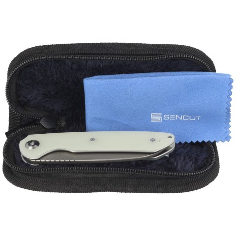 Nóż składany Sencut Kyril Natural G10, Stonewashed 9Cr18MoV by Ferrum Forge Knife Works (S22001-2) Sencut by We Knife