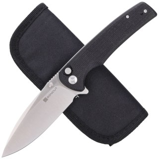 Nóż składany Sencut Sachse Black Micarta, Satin 9Cr18MoV (S21007-1) Sencut by We Knife