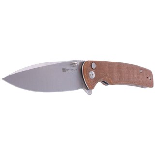 Nóż składany Sencut Sachse Brown Micarta, Satin 9Cr18MoV (S21007-3) Sencut by We Knife