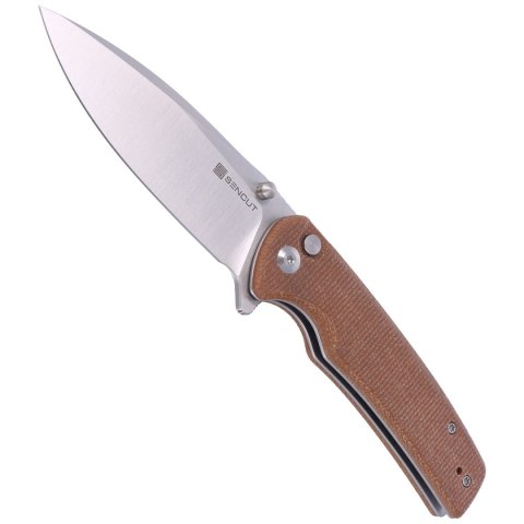Nóż składany Sencut Sachse Brown Micarta, Satin 9Cr18MoV (S21007-3) Sencut by We Knife