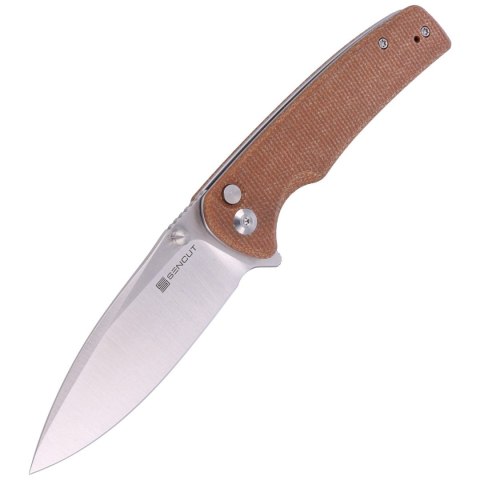 Nóż składany Sencut Sachse Brown Micarta, Satin 9Cr18MoV (S21007-3) Sencut by We Knife