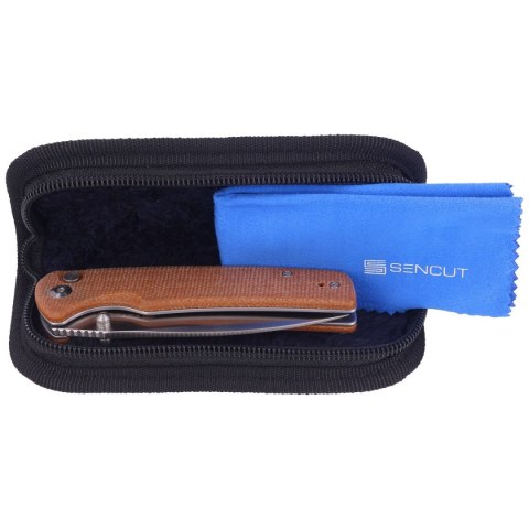 Nóż składany Sencut Sachse Brown Micarta, Satin 9Cr18MoV (S21007-3) Sencut by We Knife
