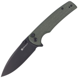Nóż składany Sencut Sachse Green Micarta, Black Stonewashed 9Cr18MoV (S21007-2) Sencut by We Knife
