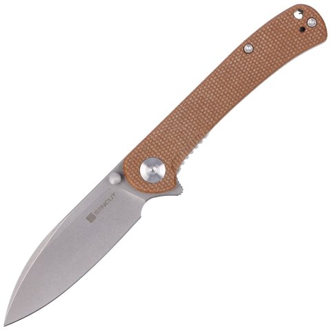 Nóż składany Sencut Scepter Brown Micarta, Stonewashed 9Cr18MoV (SA03D) Sencut by We Knife