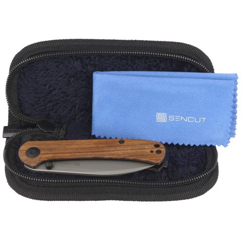 Nóż składany Sencut Scepter Cuibourtia Wood, Gray Stonewashed 9Cr18MoV (SA03H) Sencut by We Knife