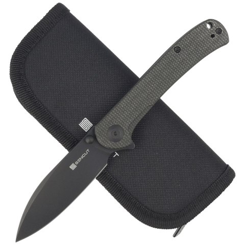 Nóż składany Sencut Scepter Dark Green Micarta, Black Stonewashed 9Cr18MoV (SA03G) Sencut by We Knife