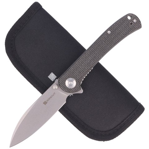 Nóż składany Sencut Scepter Dark Green Micarta, Stonewashed 9Cr18MoV (SA03F) Sencut by We Knife