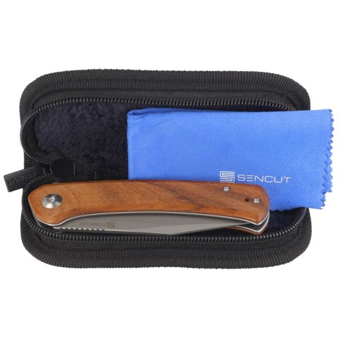 Nóż składany Sencut Snap Cuibourtia Wood, Gray Stonewashed 9Cr18MoV (SA05D-V1) Sencut by We Knife