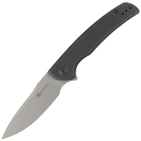 Nóż składany Sencut Tynan Black Stonewashed Steel, Gray Stonewashed 10Cr15CoMoV (SA10A) Sencut by We Knife