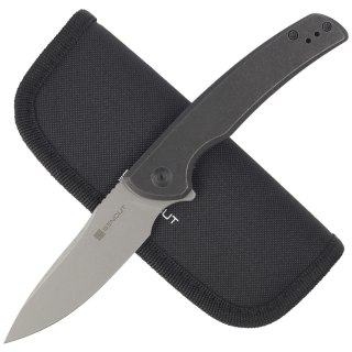 Nóż składany Sencut Tynan Black Stonewashed Steel, Gray Stonewashed 10Cr15CoMoV (SA10A) Sencut by We Knife