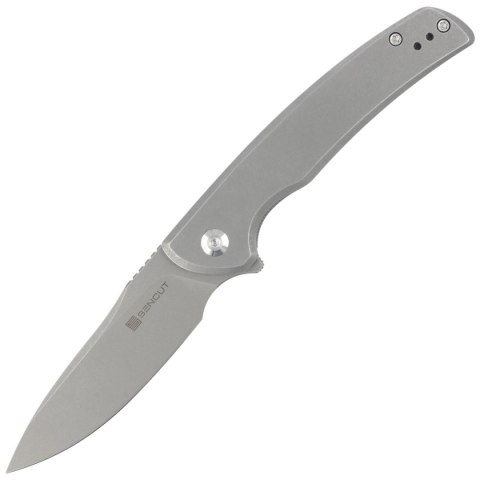Nóż składany Sencut Tynan Gray Stonewashed Steel, Gray Stonewashed 10Cr15CoMoV (SA10B) Sencut by We Knife