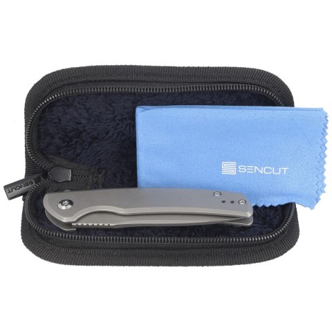 Nóż składany Sencut Tynan Gray Stonewashed Steel, Gray Stonewashed 10Cr15CoMoV (SA10B) Sencut by We Knife