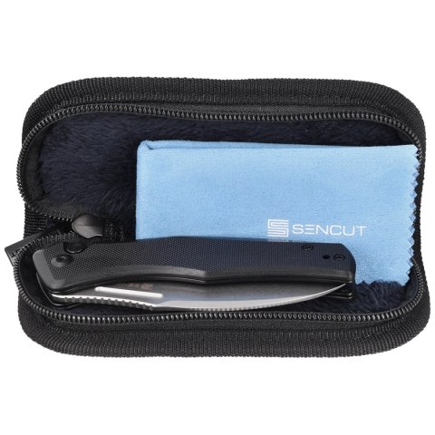Nóż składany Sencut Watauga Black G10, Stonewashed D2 (S21011-1) Sencut by We Knife