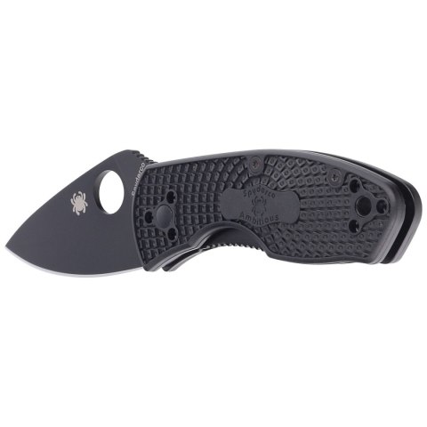 Nóż składany Spyderco Ambitious Black FRN, Black Blade 8Cr13MoV (C148PBBK) Spyderco Inc.