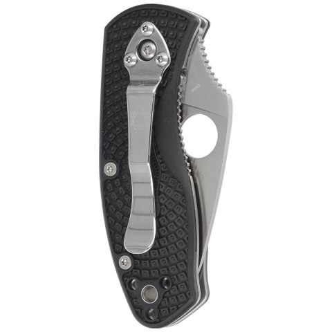 Nóż składany Spyderco Ambitious Black FRN, Plain 8Cr13MoV (C148PBK) Spyderco Inc.
