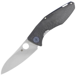 Nóż składany Spyderco Drunken Carbon Fiber / Titanium, Satin CPM S90V Plain by Dmitry Sinkevich (C235CFTIP) Spyderco Inc.