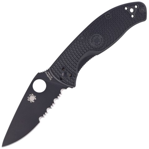 Nóż składany Spyderco Tenacious Lightweight Black FRN, Black Combo 8Cr13MoV by Eric Glesser (C122PSBBK) Spyderco Inc.