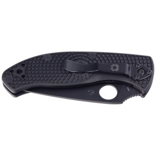 Nóż składany Spyderco Tenacious Lightweight Black FRN, Black Combo 8Cr13MoV by Eric Glesser (C122PSBBK) Spyderco Inc.