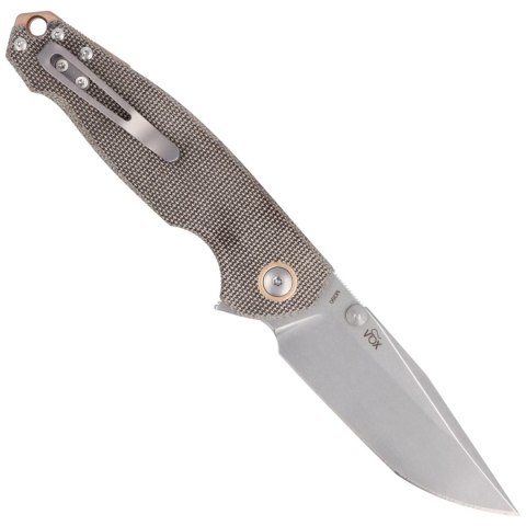 Nóż składany Viper Katla Green Canvas Micarta, Stonewashed M390 by Jesper Voxnæs (V5982CG) Viper by Tecnocut